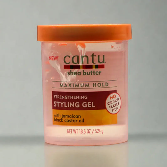 Gel coiffant tenue maximale au beurre de karité Cantu avec huile de ricin noire jamaïcaine