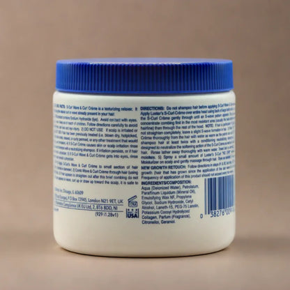 S curl Texturizer Wave Maximum Strength Cream Relaxer