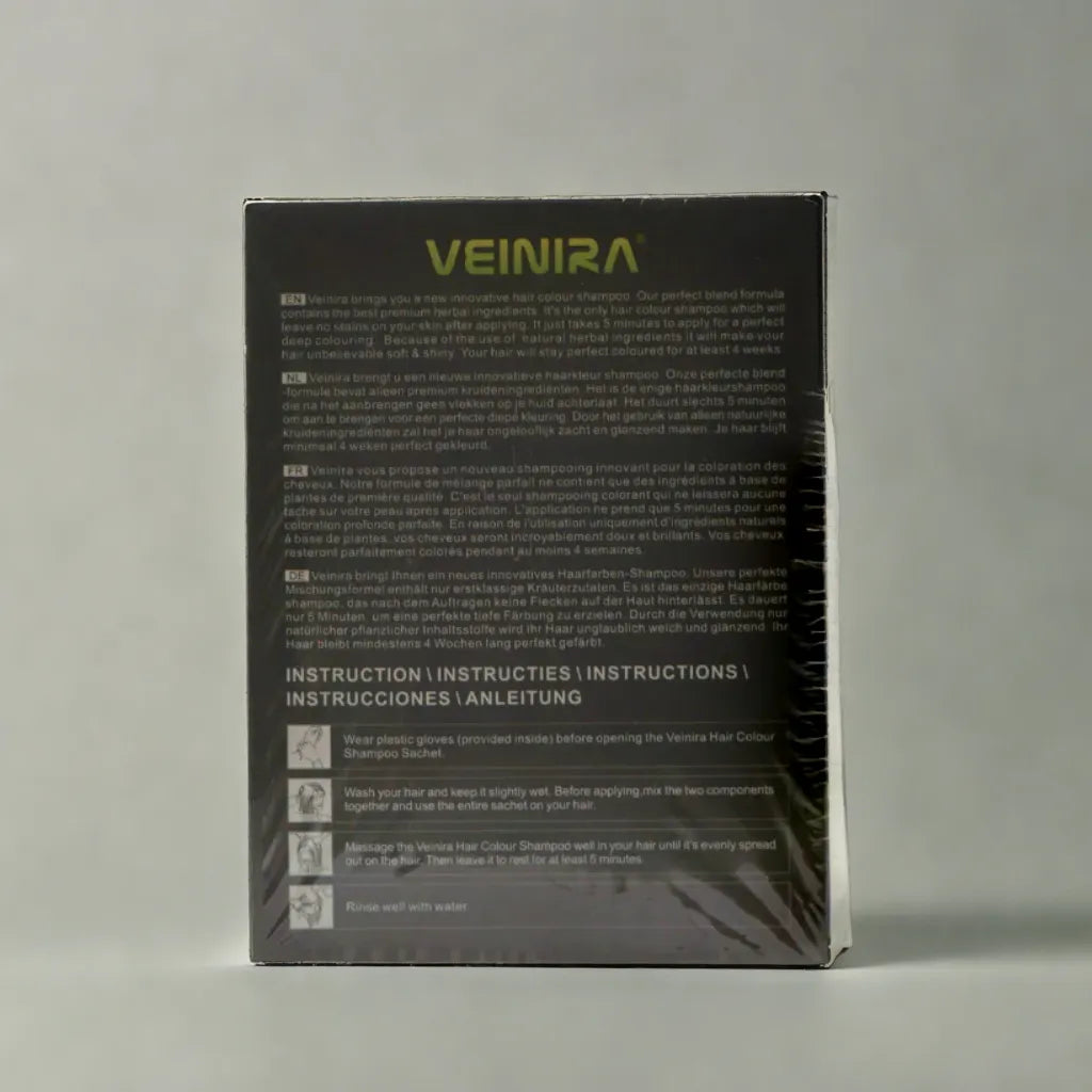 Veinira Black Hair Color Shampoo