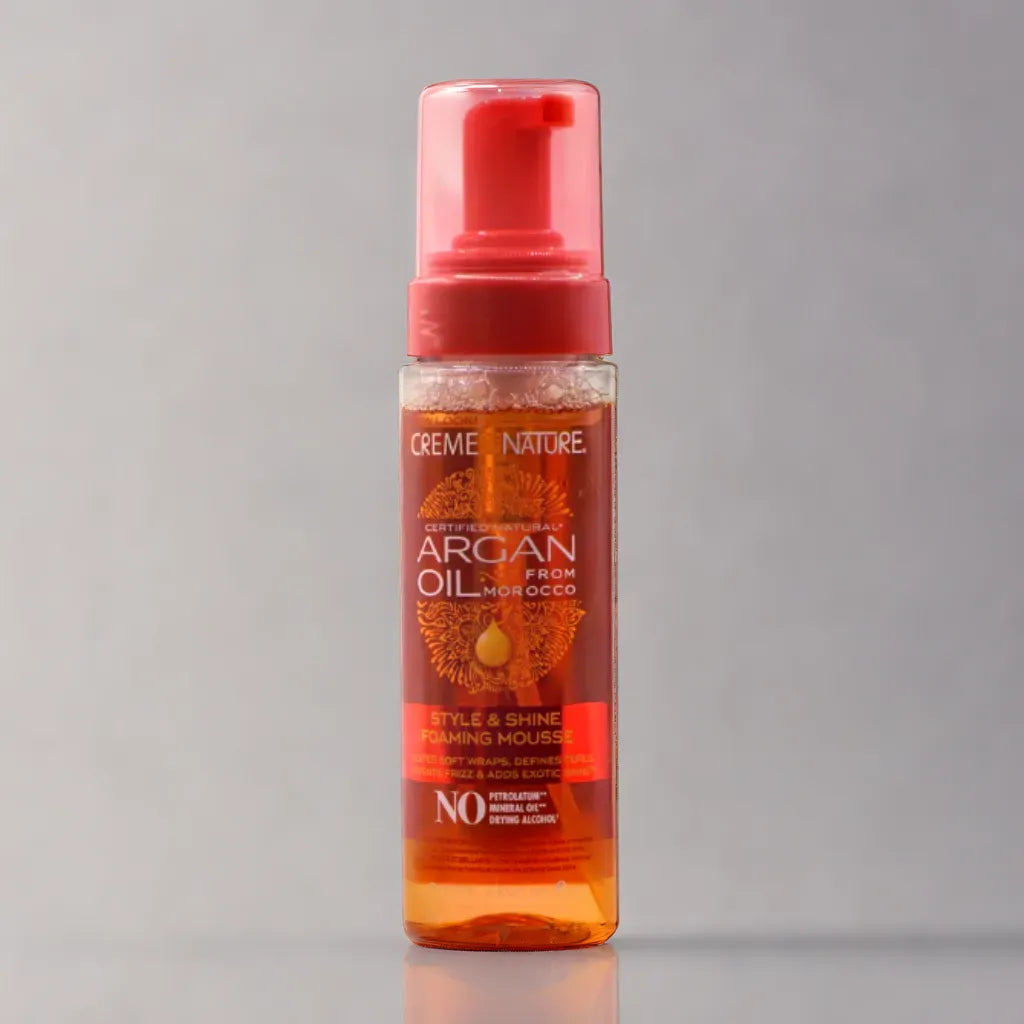 Creme of Nature Argan Oil Style &amp; Shine Foaming Hair Mousse