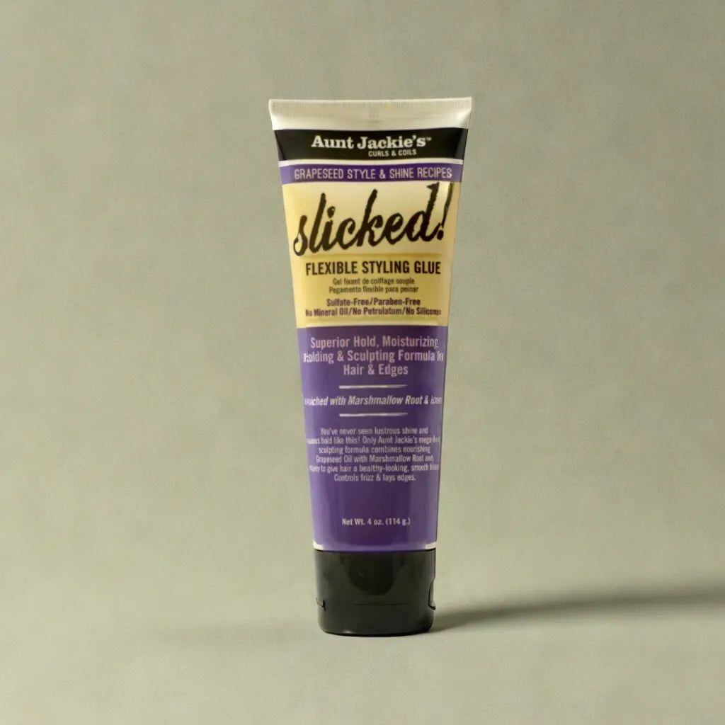 Gel pour cheveux lissés Recettes style et brillance aux pépins de raisin de Aunt Jackie's
