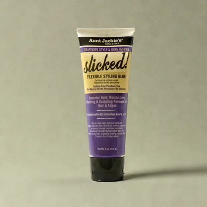 Gel pour cheveux lissés Recettes style et brillance aux pépins de raisin de Aunt Jackie's